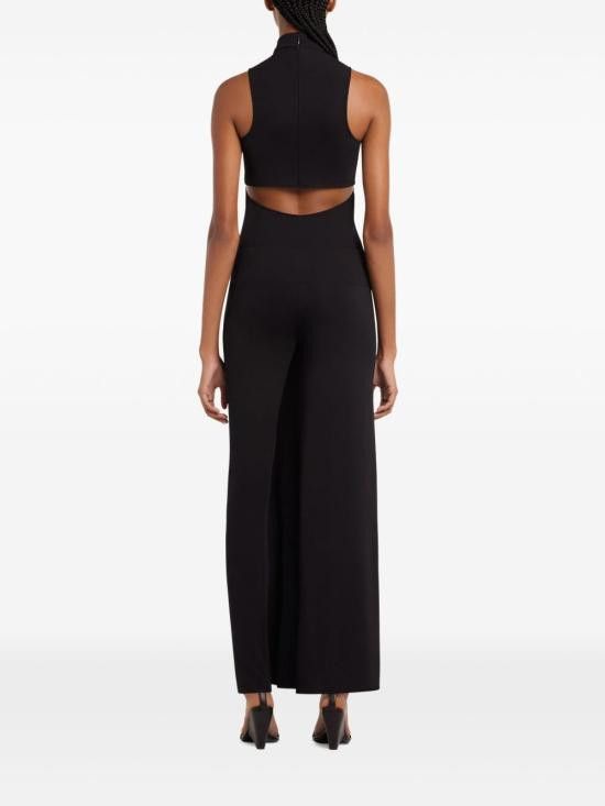 Courreges COURREGES Women Straight Pants 225JPA324JS0220 9999 Black Size 27" / US 4 / IT 40 - 2 Thumbnail