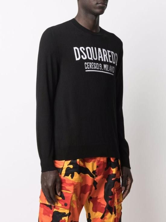 Dsquared2 DSQUARED2 Men Sweater S71HA1121 S17435961 Black Size US S / EU 44-46 / 1 - 2 Thumbnail