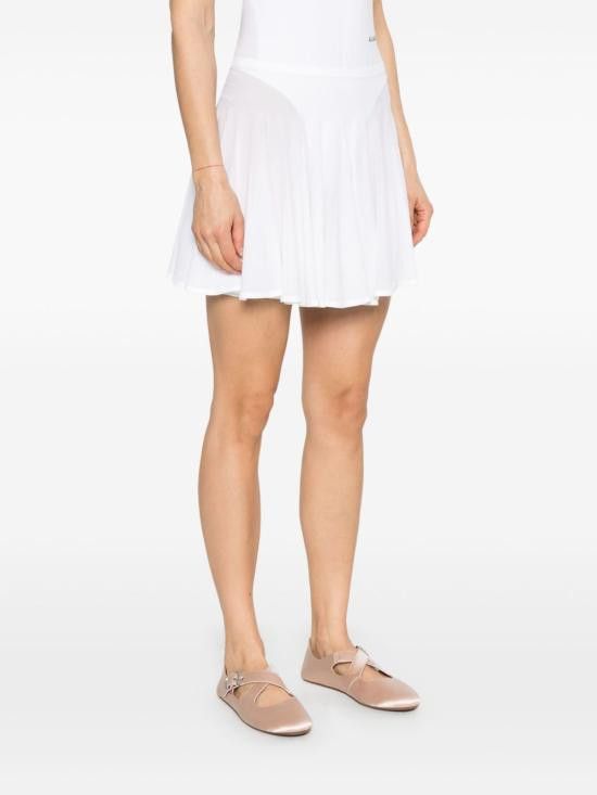 Alaia ALAIA Women Mid Skirts AA9J2306K053A 000 White Size 26" / US 2 / IT 38 - 5 Thumbnail