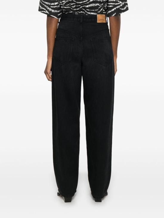 Isabel Marant ISABEL MARANT Women Denim Pants PA0590FA B1H07I 02FK Black Size 28" / US 6 / IT 42 - 4 Thumbnail