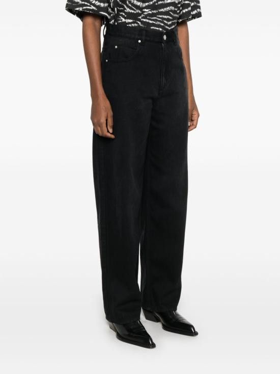 Isabel Marant ISABEL MARANT Women Denim Pants PA0590FA B1H07I 02FK Black Size 28" / US 6 / IT 42 - 3 Thumbnail