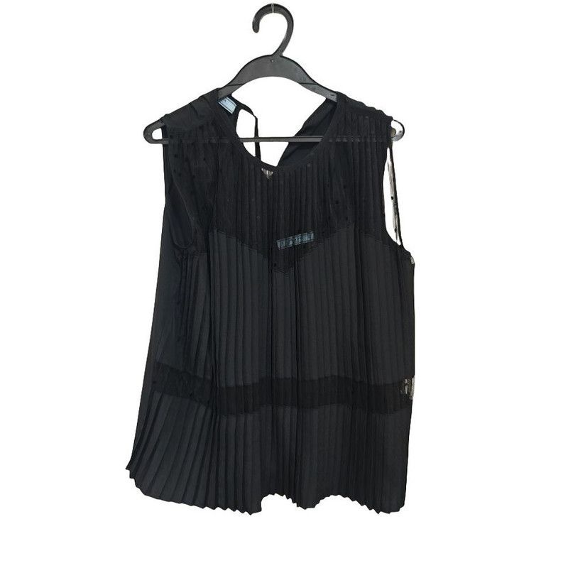 Prada Prada Women's Stylish Black Sleeveless T-shirt Size US XS / EU 42 / 0 - 4 Thumbnail