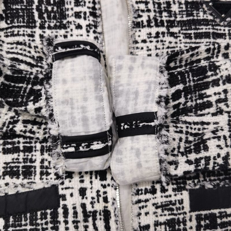 Prada Prada SS22 Checkered Long Sleeve Jacket Size US S / EU 44-46 / 1 - 7 Thumbnail