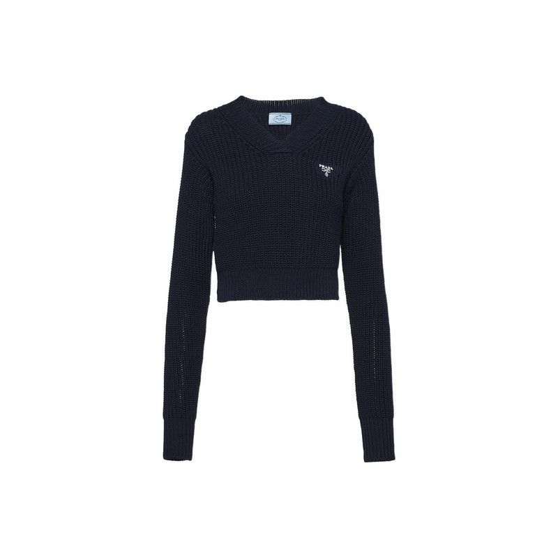 Prada Prada Short Sleeve Knit Sweater for Women Size US XS / EU 42 / 0 - 2 Thumbnail