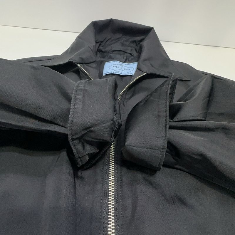 Prada Prada Black Cropped Long Sleeve Jacket Size US XS / EU 42 / 0 - 7 Thumbnail