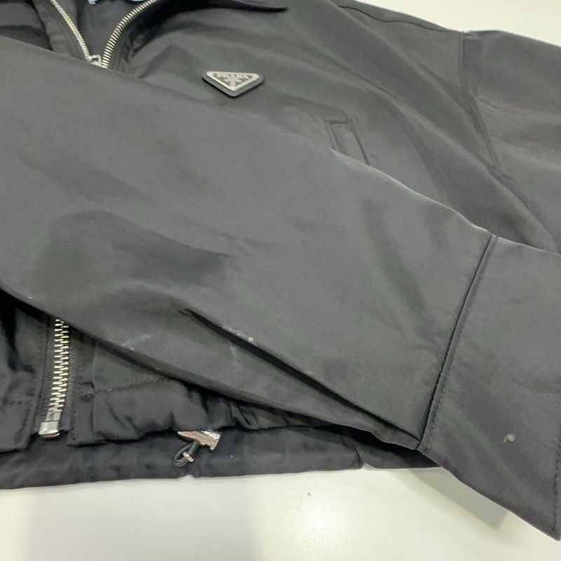 Prada Prada Black Cropped Long Sleeve Jacket Size US XS / EU 42 / 0 - 5 Thumbnail
