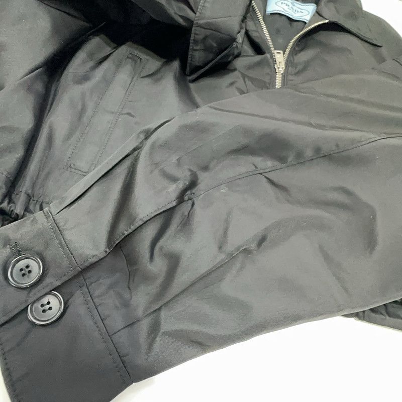 Prada Prada Black Cropped Long Sleeve Jacket Size US XS / EU 42 / 0 - 8 Thumbnail