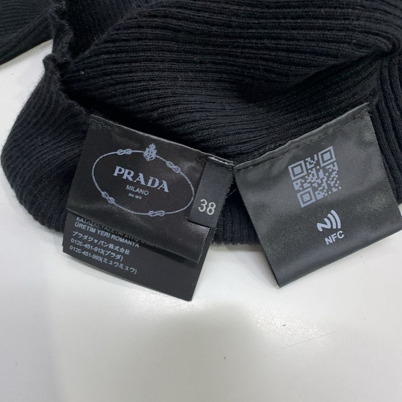 Prada Prada Black Turtleneck Wool Sweater for Women Size US XS / EU 42 / 0 - 5 Thumbnail