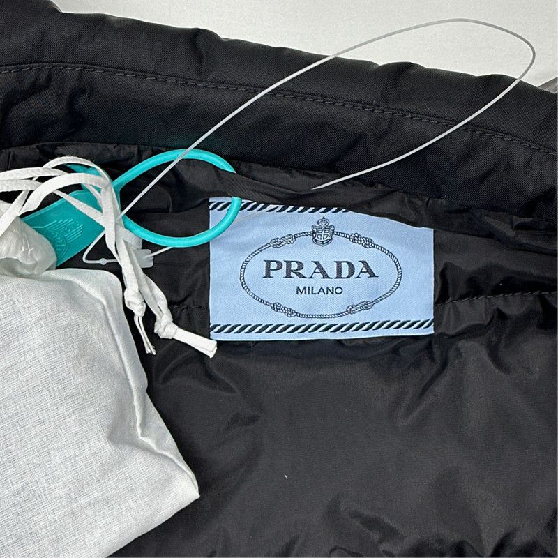 Prada Prada SS24 Black Long Sleeve Down Jacket Size US XS / EU 42 / 0 - 3 Thumbnail