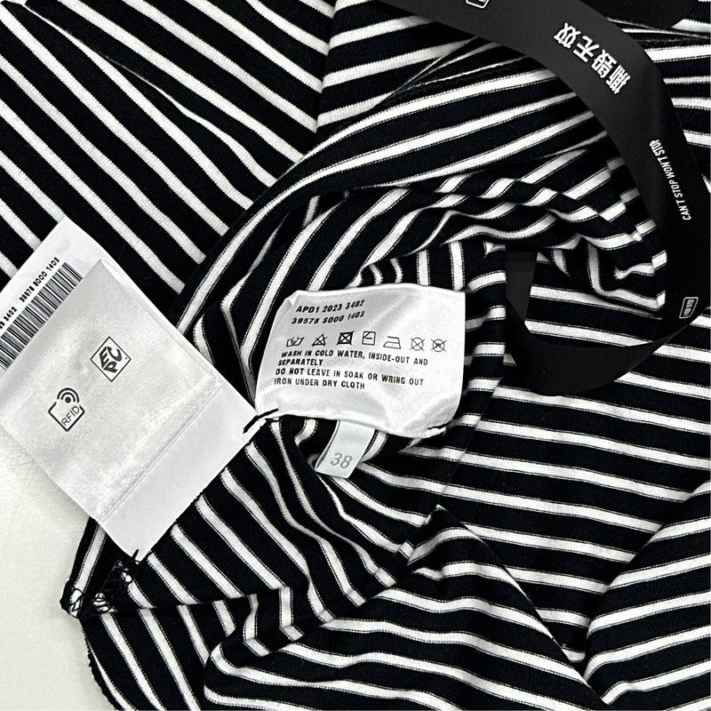 Prada Prada Striped Short Sleeve Casual Top Size US S / EU 44-46 / 1 - 2 Thumbnail