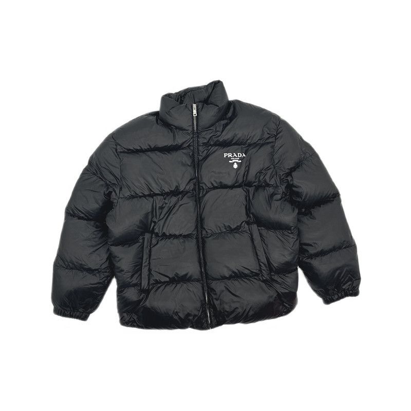 Prada Prada FW22 Black Logo Puffer Jacket Size US S / EU 44-46 / 1 - 3 Thumbnail