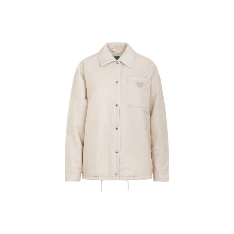 Prada Prada Logo Button-Up Long Sleeve Jacket Women Size US S / EU 44-46 / 1 - 3 Thumbnail