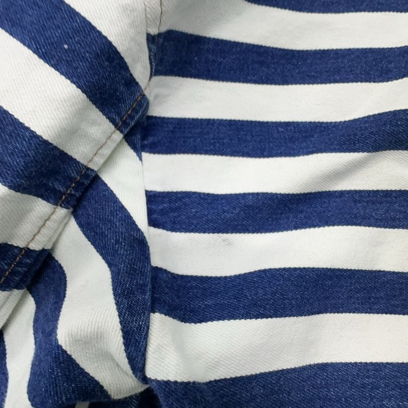 Prada Prada Navy Striped Denim Short Jacket Size US S / EU 44-46 / 1 - 8 Thumbnail
