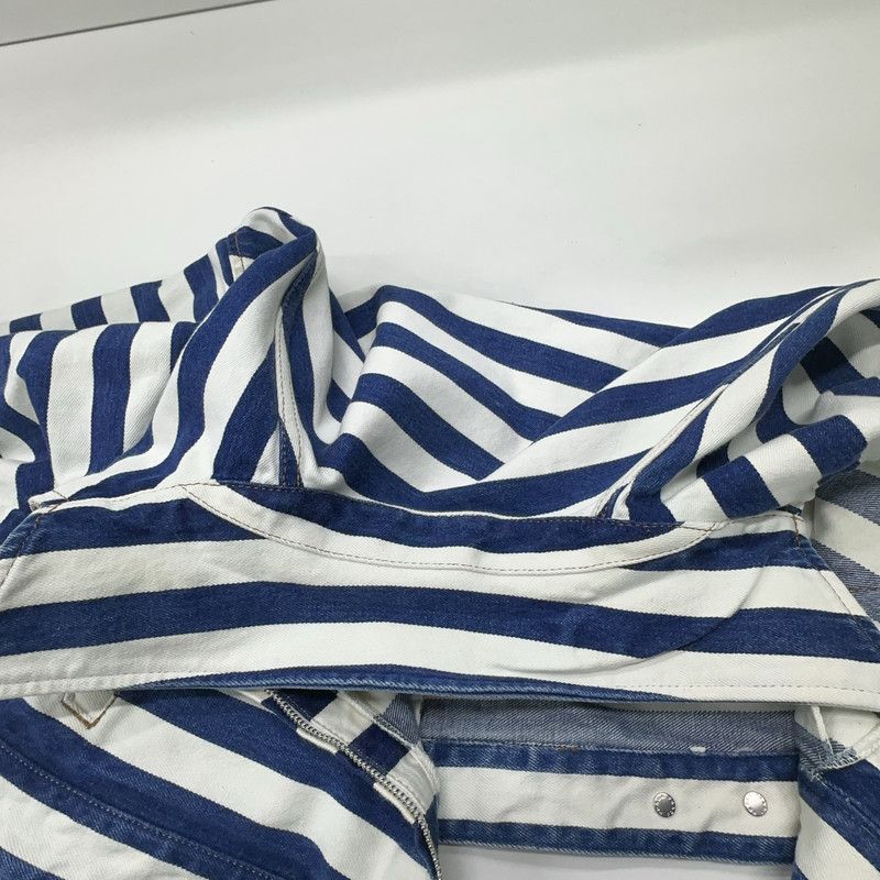 Prada Prada Navy Striped Denim Short Jacket Size US S / EU 44-46 / 1 - 10 Thumbnail