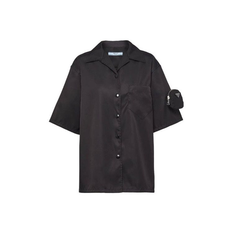 Prada Prada Black Logo Pocket Short Sleeve Shirt Size US S / EU 44-46 / 1 - 2 Thumbnail