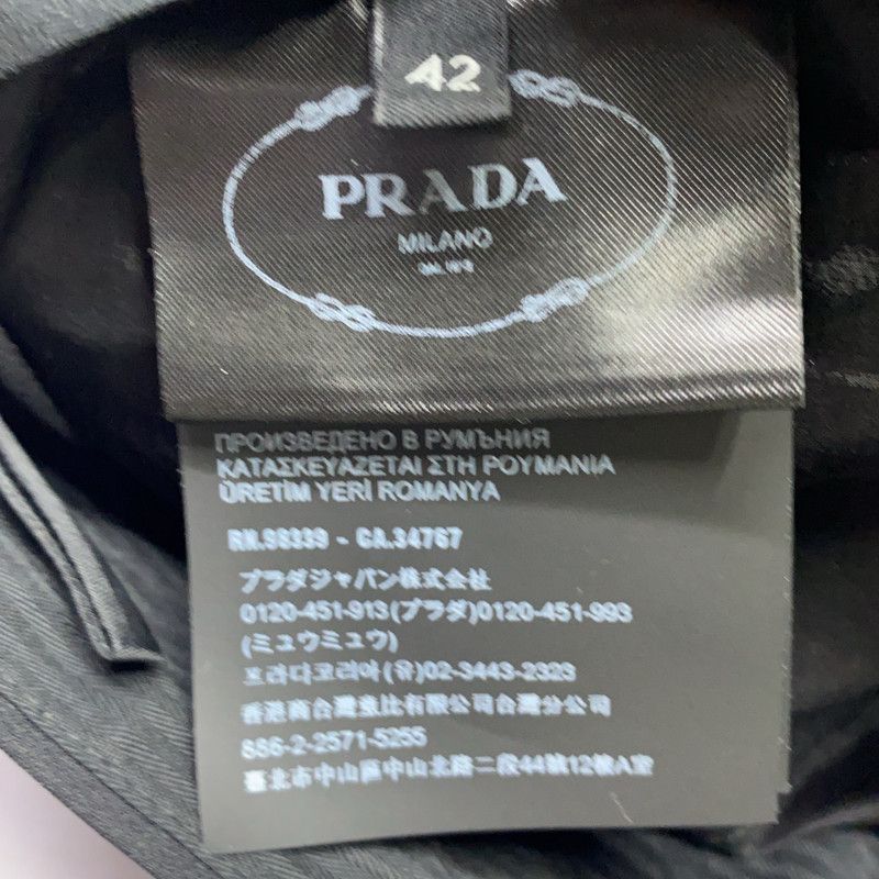 Prada Prada Black Casual Straight Pants for Women Size US 42 / EU 58 - 5 Thumbnail