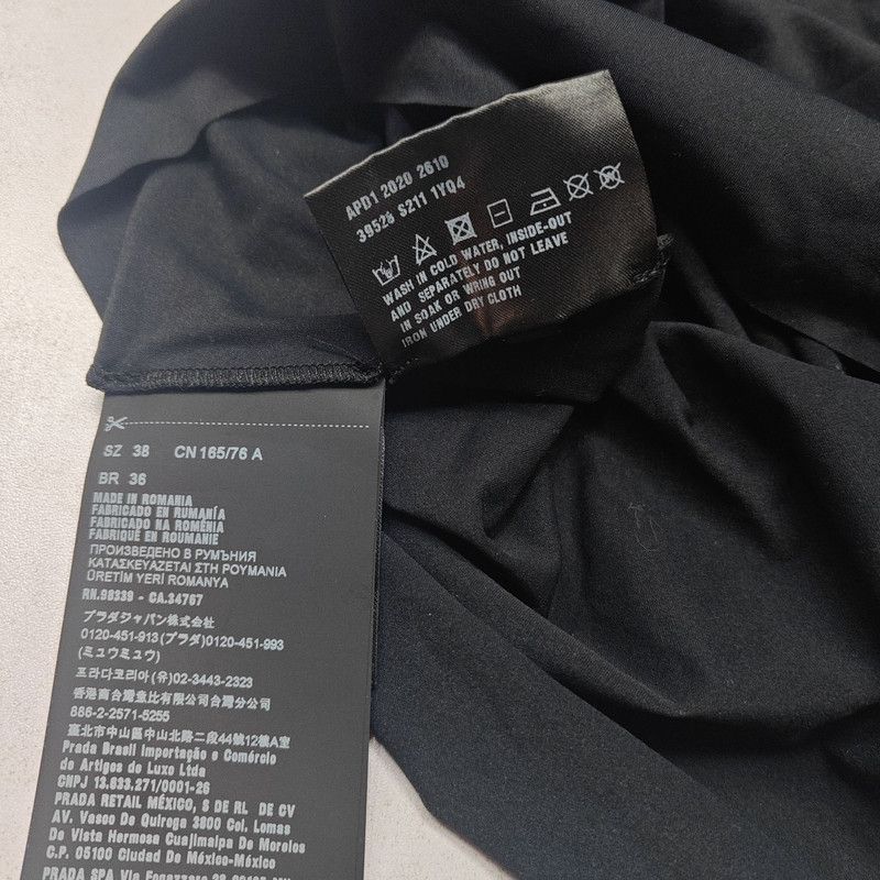 Prada Prada High Neck Black Knit Top Size US S / EU 44-46 / 1 - 5 Thumbnail