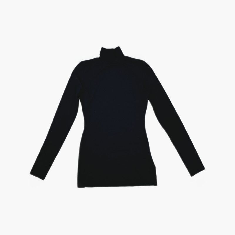 Prada Prada High Neck Black Knit Top Size US S / EU 44-46 / 1 - 9 Thumbnail