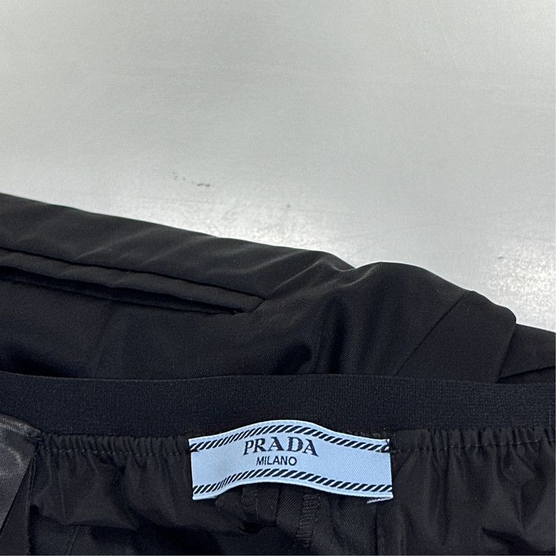 Prada Prada SS23 Black Re-Nylon Relaxed Pants Size US 38 / EU 54 - 4 Thumbnail