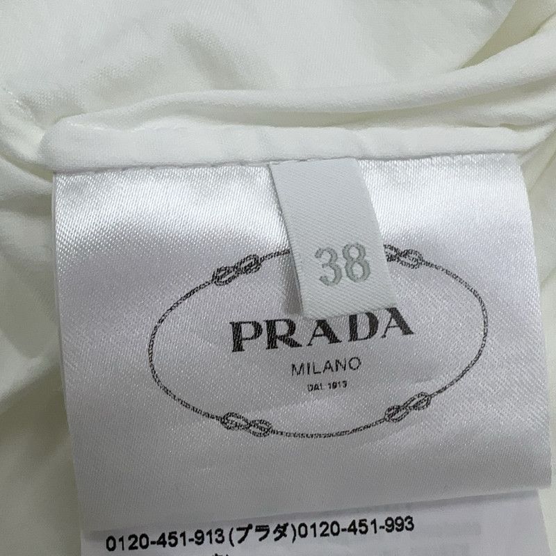 Prada Prada White Long Sleeve Button-Up Shirt Size US S / EU 44-46 / 1 - 6 Thumbnail