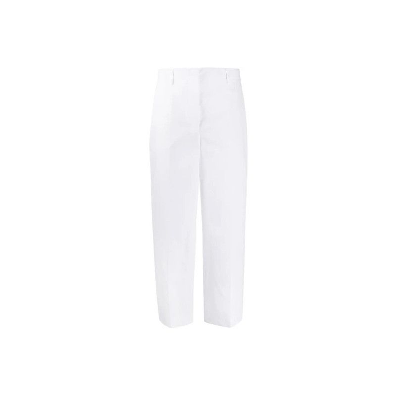 Prada Prada SS23 White Ankle Zip Casual Pants Size US 40 / EU 56 - 5 Thumbnail