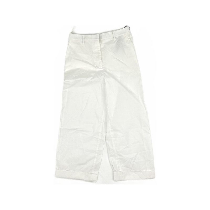 Prada Prada SS23 White Ankle Zip Casual Pants Size US 40 / EU 56 - 9 Thumbnail