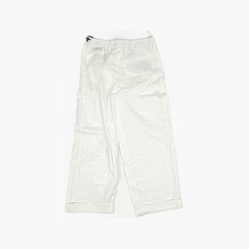 Prada Prada SS23 White Ankle Zip Casual Pants Size US 40 / EU 56 - 3 Thumbnail