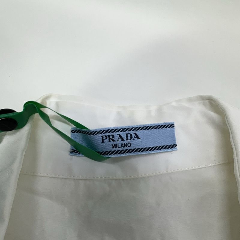 Prada Prada White Long Sleeve Sun Protection Shirt Size US S / EU 44-46 / 1 - 6 Thumbnail