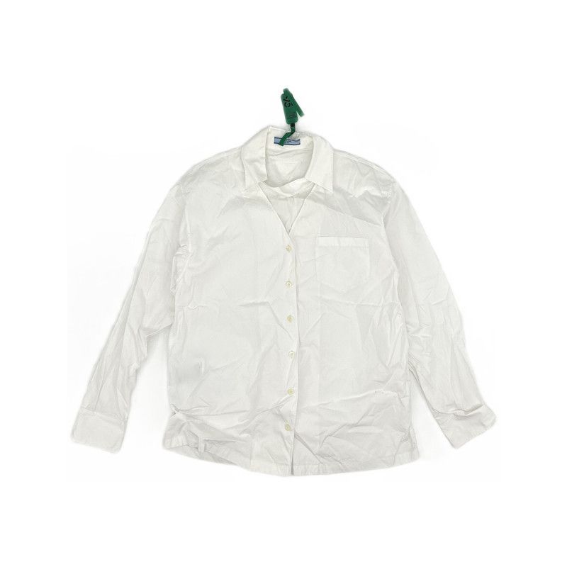 Prada Prada White Long Sleeve Sun Protection Shirt Size US S / EU 44-46 / 1 - 8 Thumbnail