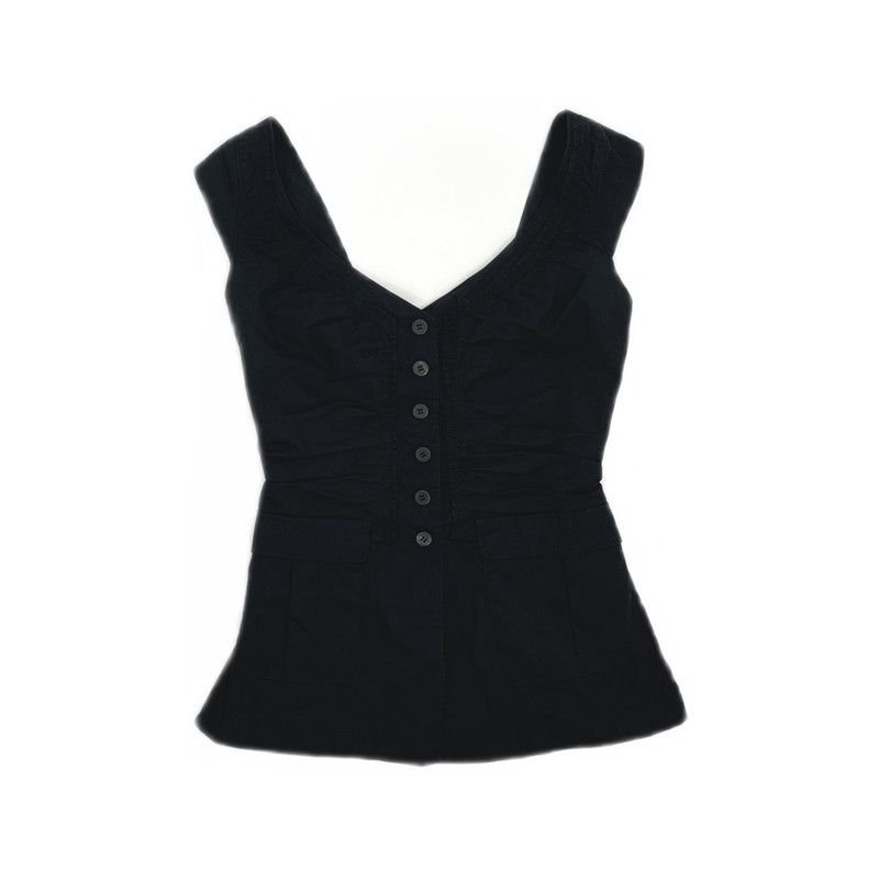 Prada Prada Black Short-Sleeve Vest for Women Size US XS / EU 42 / 0 - 6 Thumbnail