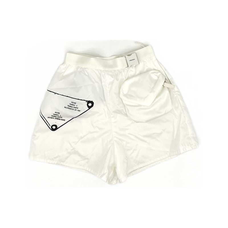 Prada Prada SS21 Recycled Nylon Shorts for Women Size US 38 / EU 54 - 6 Thumbnail