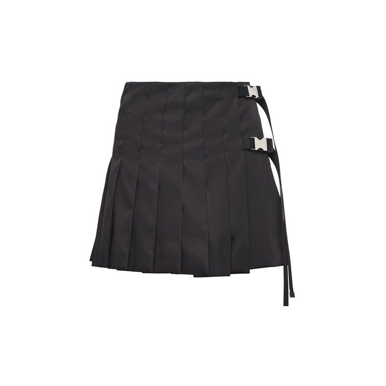 Prada Prada Lightweight Re-Nylon Black Midi Skirt Size US 38 / EU 54 - 4 Thumbnail