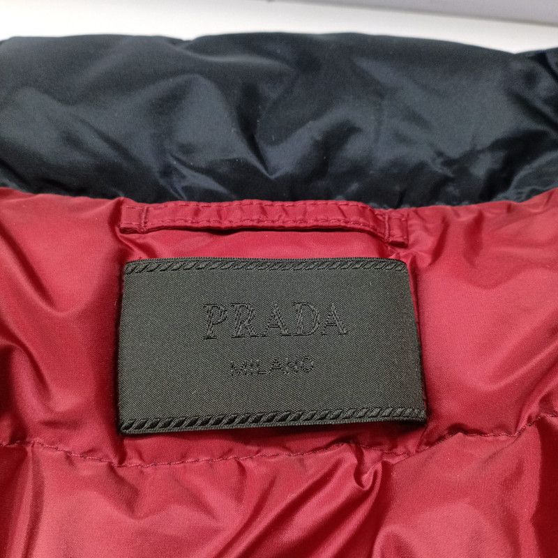 Prada Prada Red Zip Long Sleeve Jacket Size US L / EU 52-54 / 3 - 2 Thumbnail