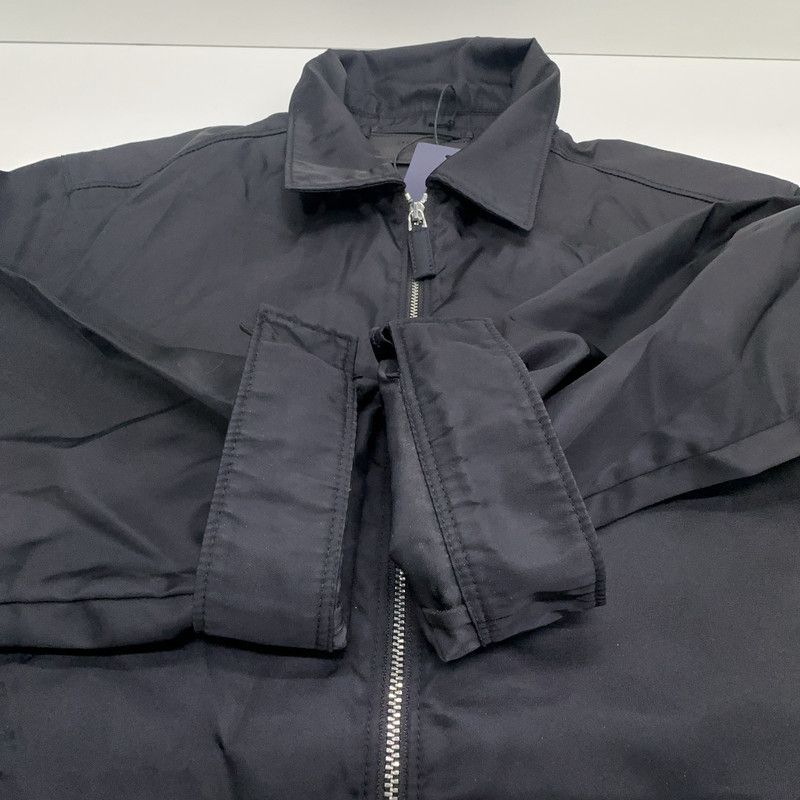 Prada Prada Black Lightweight Collar Jacket Size US M / EU 48-50 / 2 - 2 Thumbnail