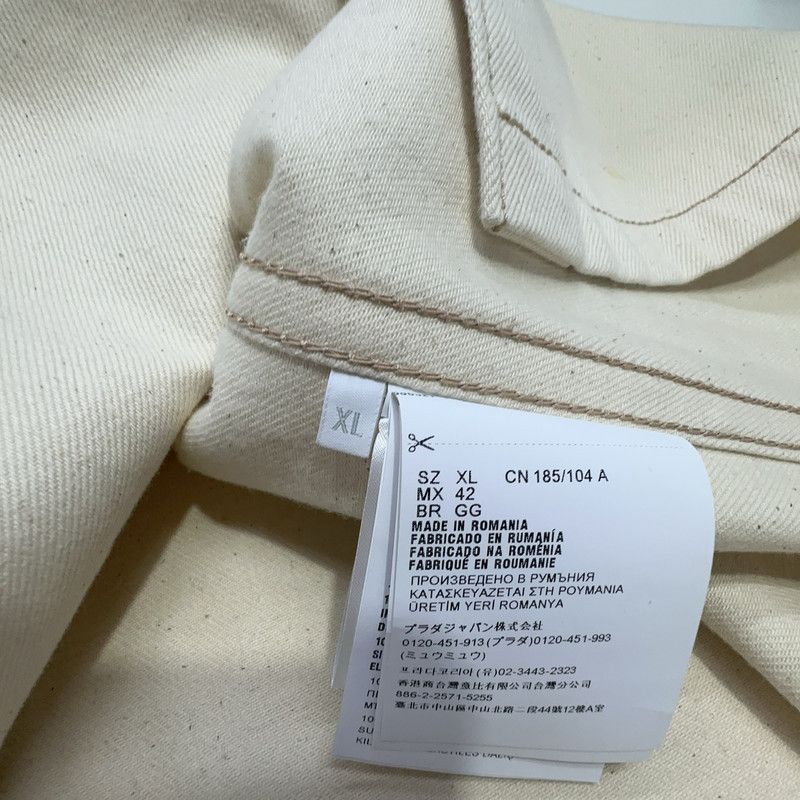 Prada Prada SS23 Beige Loose Fit Long Sleeve Shirt Size US XL / EU 56 / 4 - 3 Thumbnail