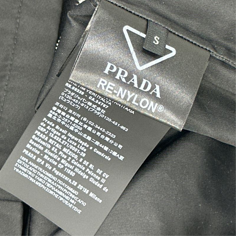 Prada Prada Black Zipper Collar Long Sleeve Jacket Size US S / EU 44-46 / 1 - 5 Thumbnail