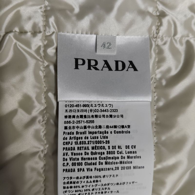 Prada Prada Solid Color Zip Long Sleeve Jacket Size US S / EU 44-46 / 1 - 5 Thumbnail