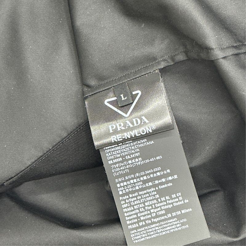Prada Prada Black Long Sleeve Zip Jacket Size US L / EU 52-54 / 3 - 2 Thumbnail