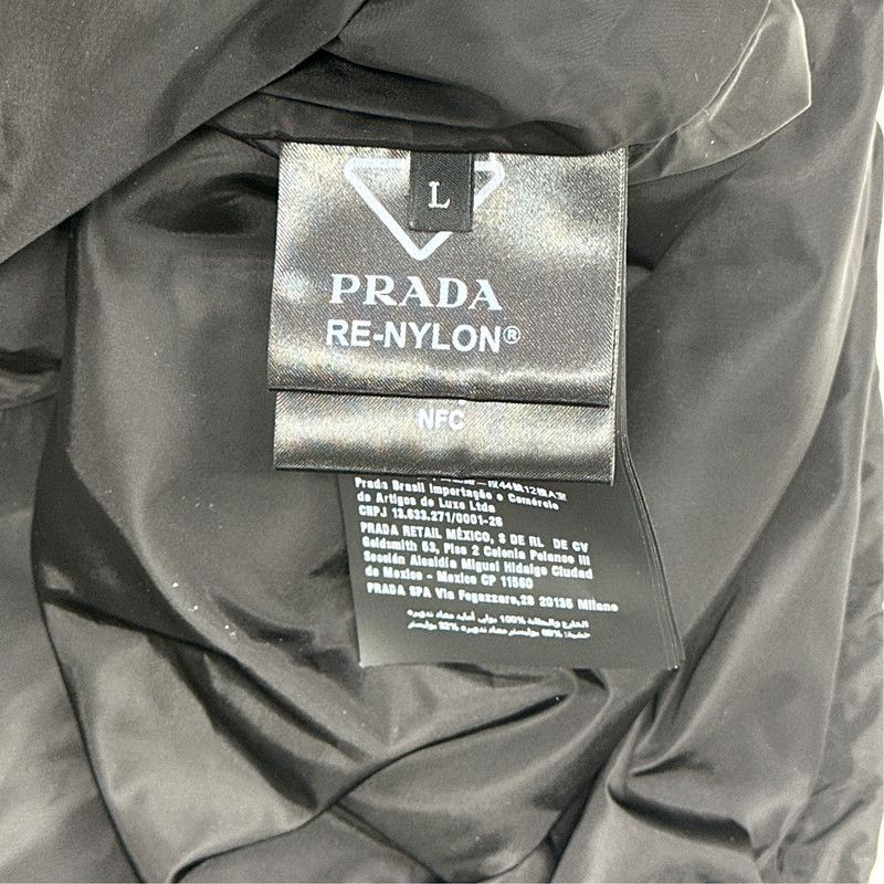 Prada Prada Black Casual Button-Up Jacket for Men Size US L / EU 52-54 / 3 - 3 Thumbnail