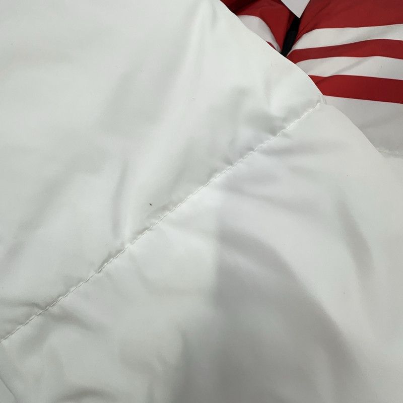 Prada Prada White Striped Hooded Down Jacket Size US XL / EU 56 / 4 - 2 Thumbnail