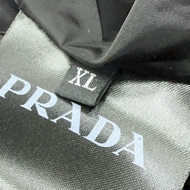 Prada Prada White Striped Hooded Down Jacket Size US XL / EU 56 / 4 - 4 Thumbnail