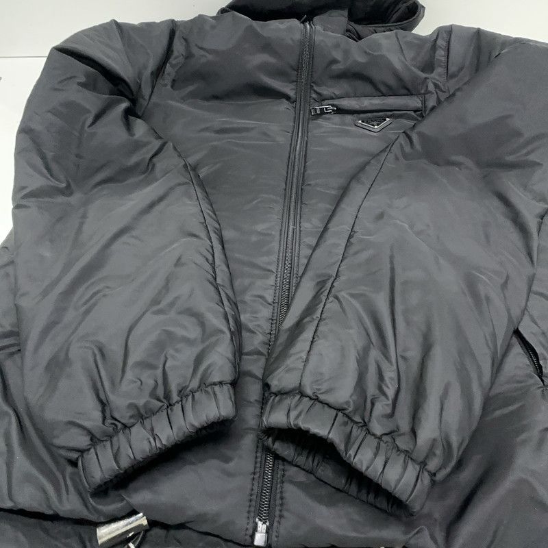 Prada Prada Black Zip Hoodie with Logo Size US M / EU 48-50 / 2 - 9 Thumbnail