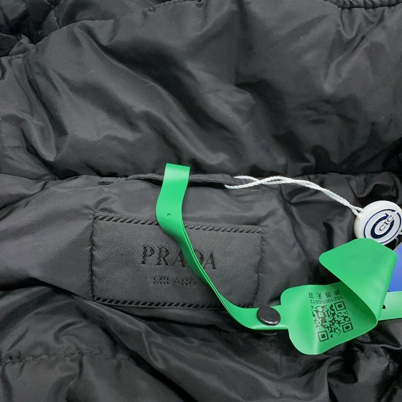 Prada Prada Black Zip Hoodie with Logo Size US M / EU 48-50 / 2 - 8 Thumbnail