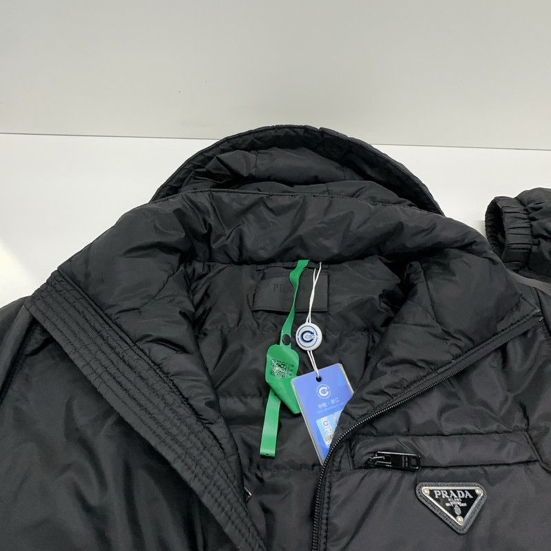 Prada Prada Black Zip Hoodie with Logo Size US M / EU 48-50 / 2 - 17 Thumbnail