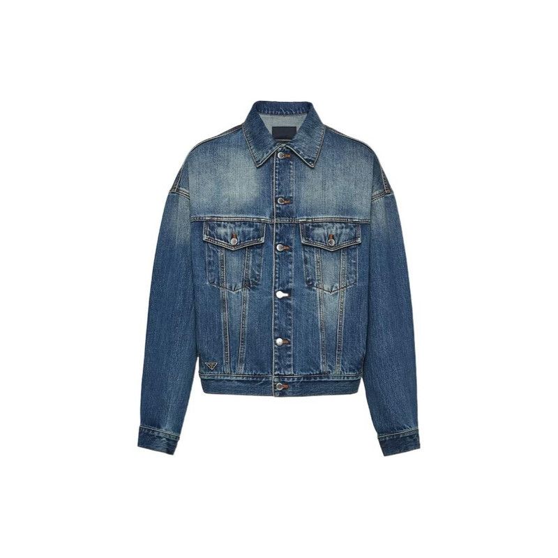Prada Prada SS24 Vintage Denim Jacket for Men Size US S / EU 44-46 / 1 - 2 Thumbnail