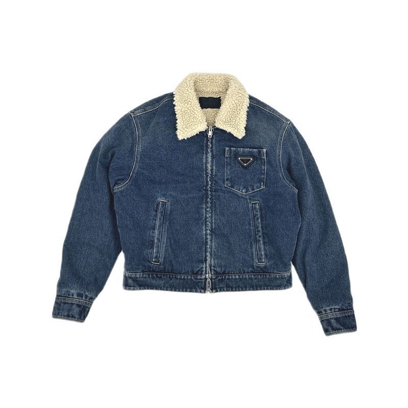 Prada PRADA FW22 Blue Long Sleeve Denim Jacket Size US S / EU 44-46 / 1 - 6 Thumbnail