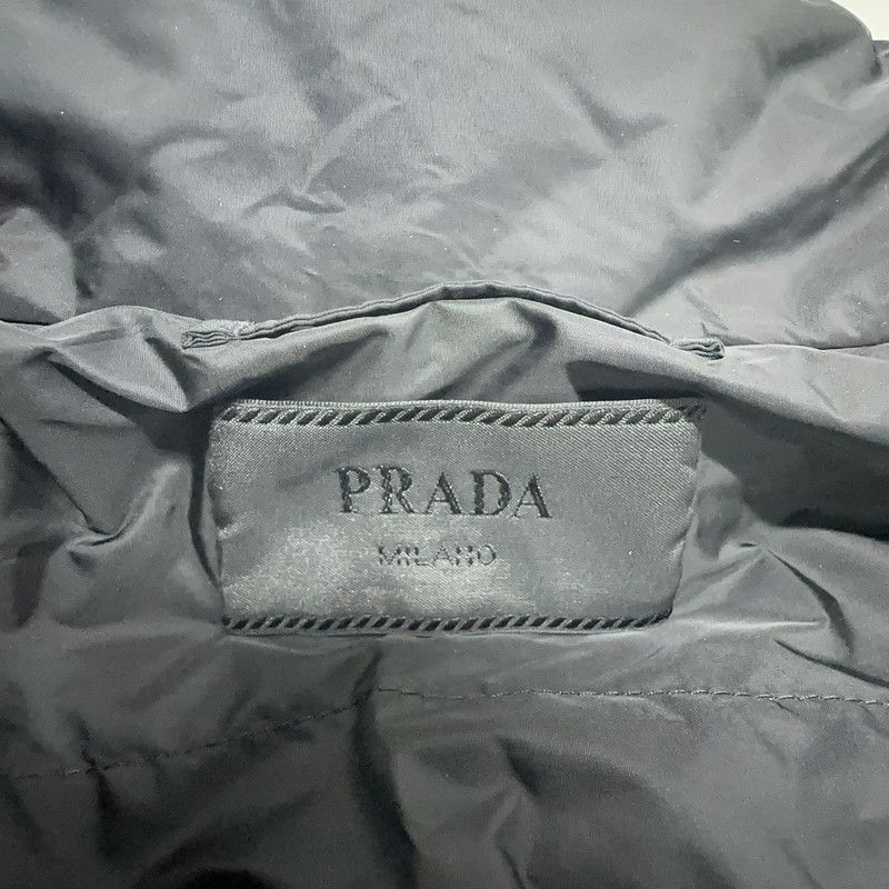 Prada Prada Black Hooded Down Jacket for Men Size US S / EU 44-46 / 1 - 4 Thumbnail