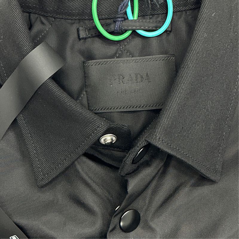 Prada Prada SS24 Logo Button-Up Jacket for Men Size US L / EU 52-54 / 3 - 4 Thumbnail