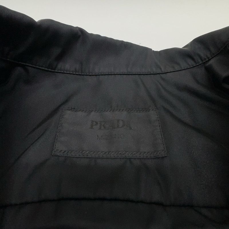 Prada Prada Black Logo Nylon Short Sleeve Shirt Size US M / EU 48-50 / 2 - 9 Thumbnail