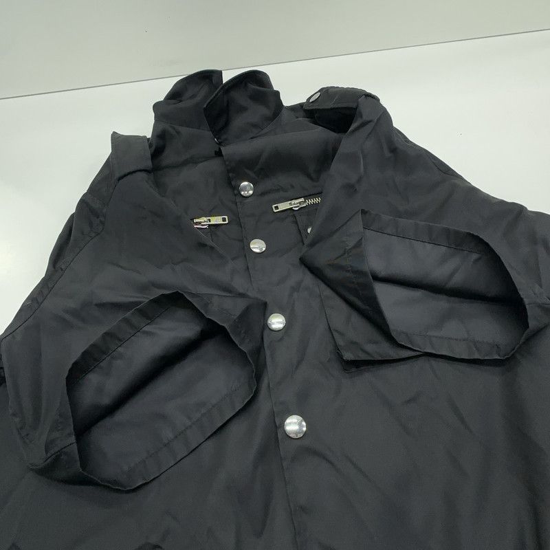 Prada Prada Black Logo Nylon Short Sleeve Shirt Size US M / EU 48-50 / 2 - 13 Thumbnail